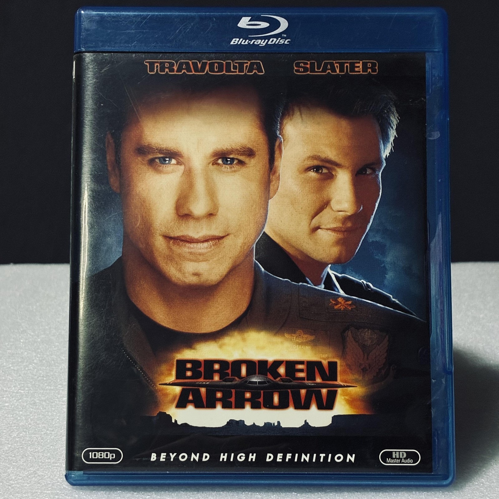 Broken Arrow Blu-ray DVD John Travolta Christian Slater R Action Movie Fox