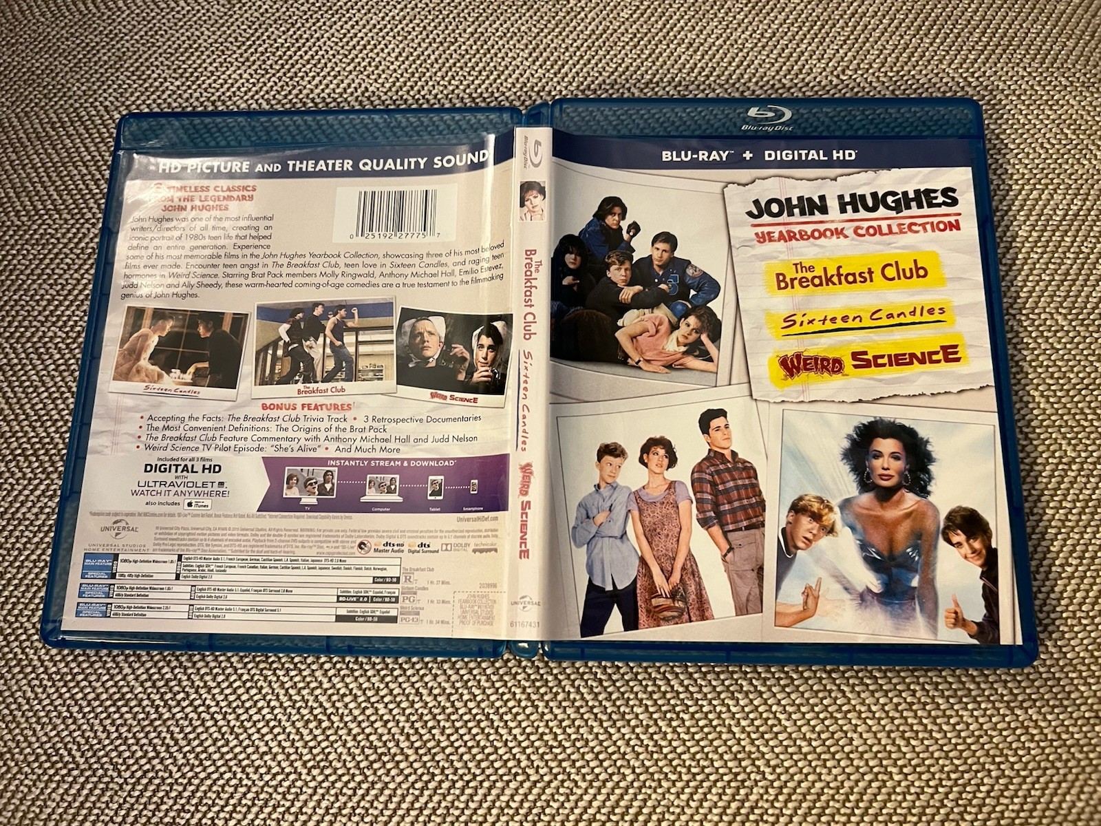 John Hughes Yearbook Collection 3 Movie Pack Blu Ray