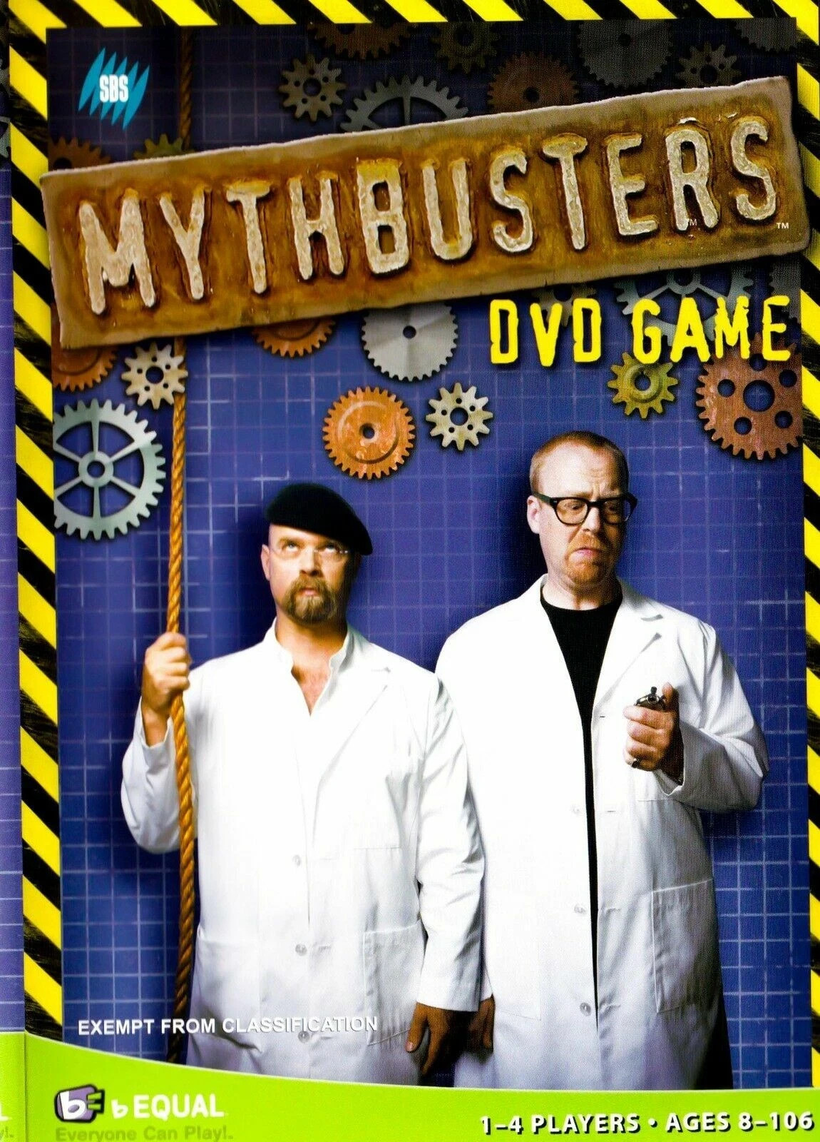 Mythbusters DVD Game DISCOVER MYTH BUSTERS CHANNEL 1 TO 4 PLAYERS #0128