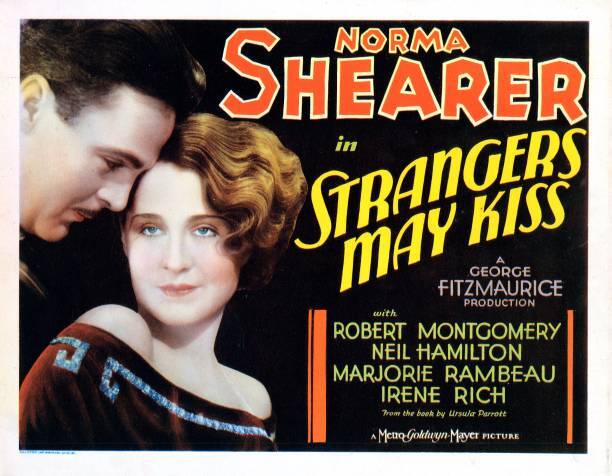 Strangers May Kiss Poster Us Poster Neil Hamilton OLD MOVIE PHOTO