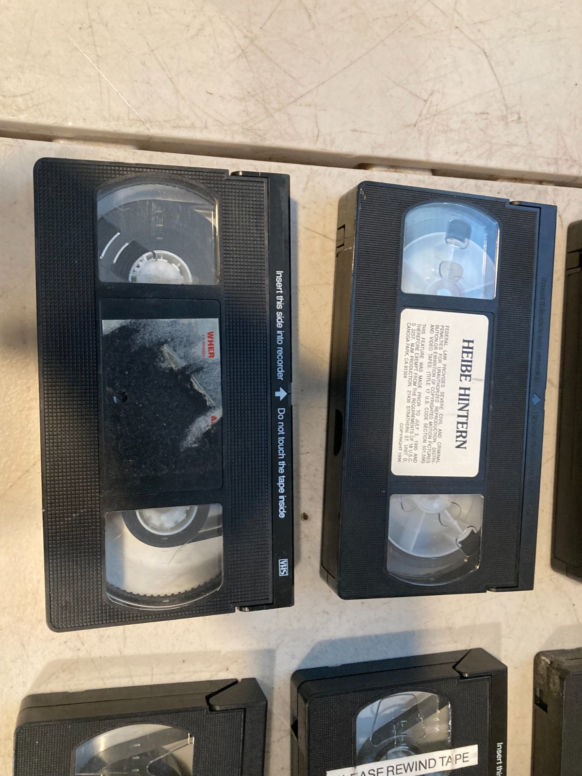 Lot of 11 Vintage Adult VHS Video Tapes Mixed Titles