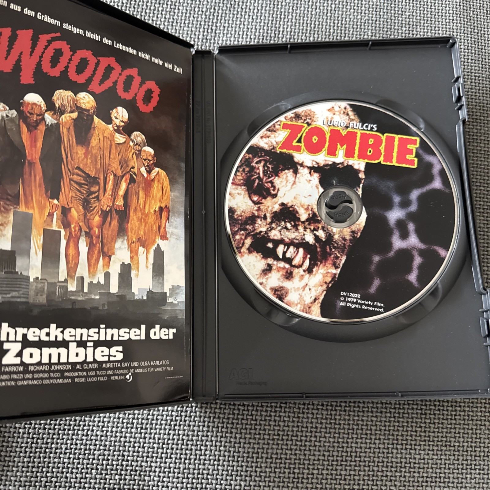 3 Cult DVD Lot: Lucio Fulci’s Zombie, Suspiria , And Innocent Blood (Pre Owned)