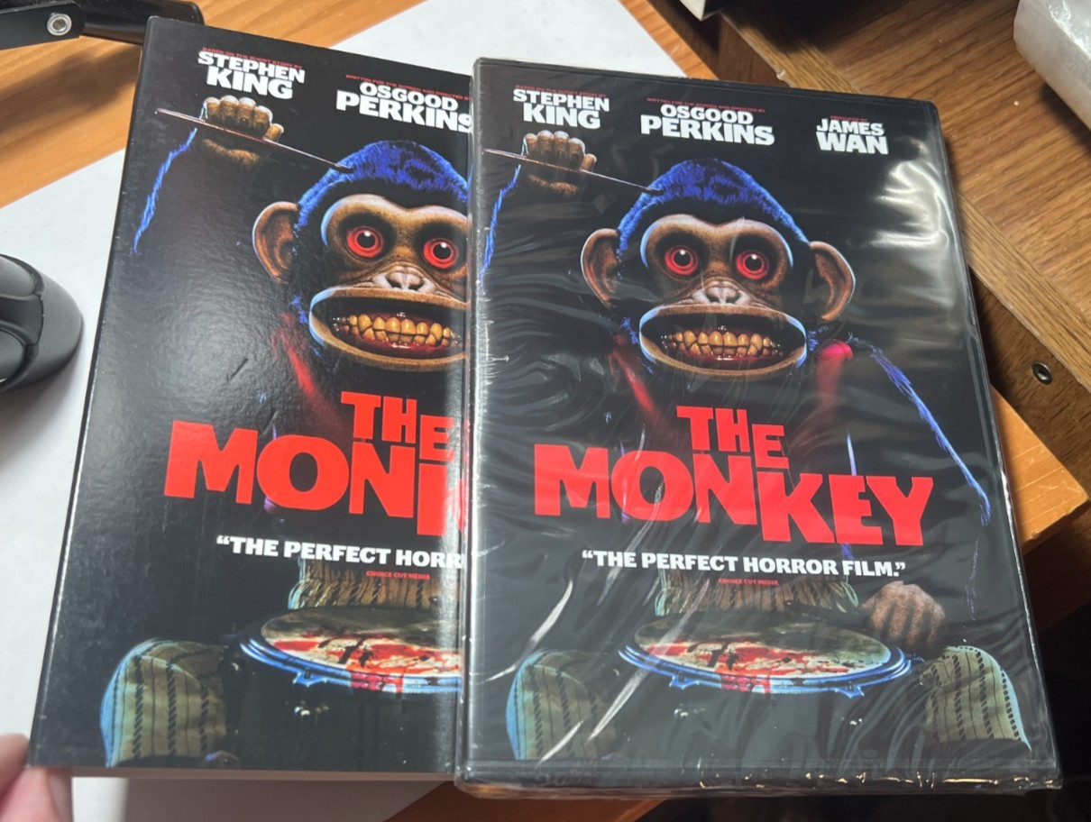 THE MONKEY (DVD 2025) BRAND NEW – RATED R – WS – HORROR – New sealed w/slipcover