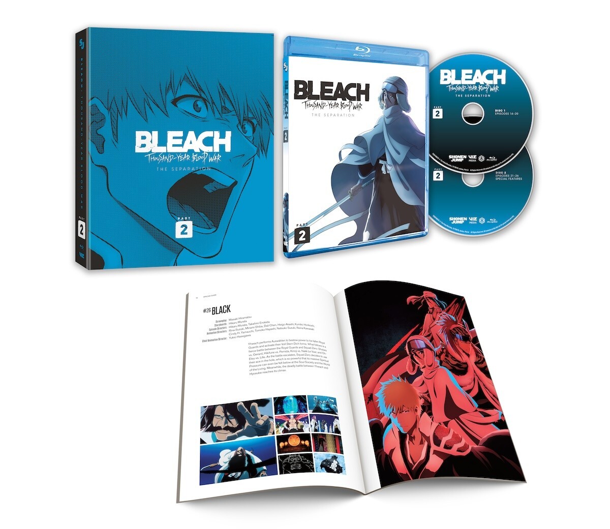 Bleach: Thousand Year Blood War part 2 limited edition/ NEW anime on Blu-ray