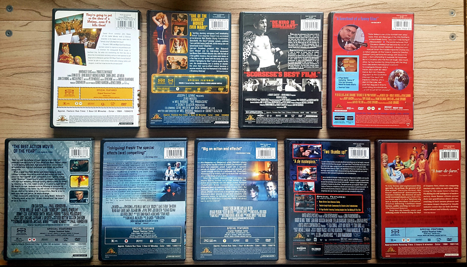 METRO-GOLDWYN MAYER MOVIES – ACTION ADVENTURE, COMEDY, DRAMA, ROMANCE, SUSPENSE
