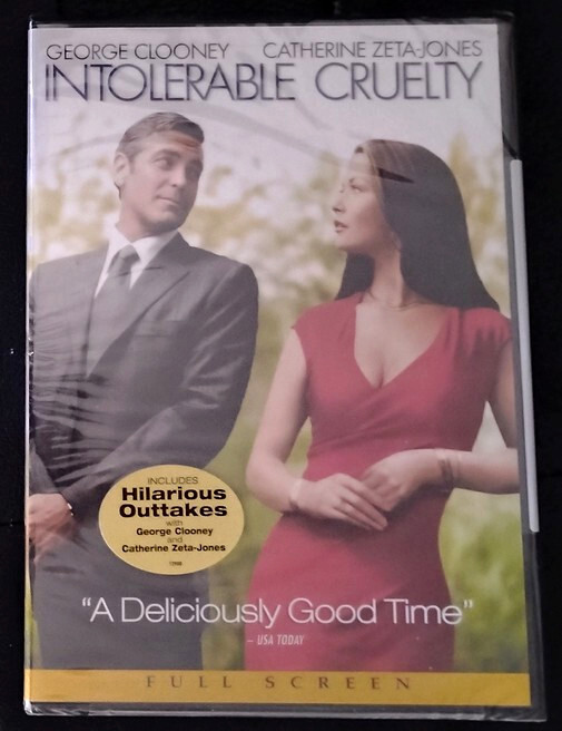 Intolerable Cruelty – George Clooney Catherine Zeta-Jones New Sealed DVD