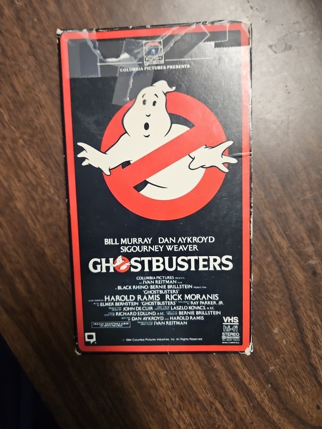 Ghostbusters (VHS, 1985, Slipsleeve)