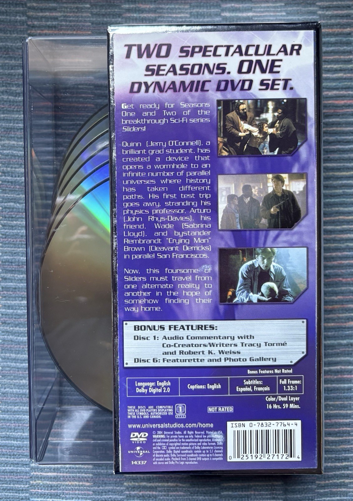 Sliders series, First & Second Season (opened), Third Seasons (sealed) DVD sets