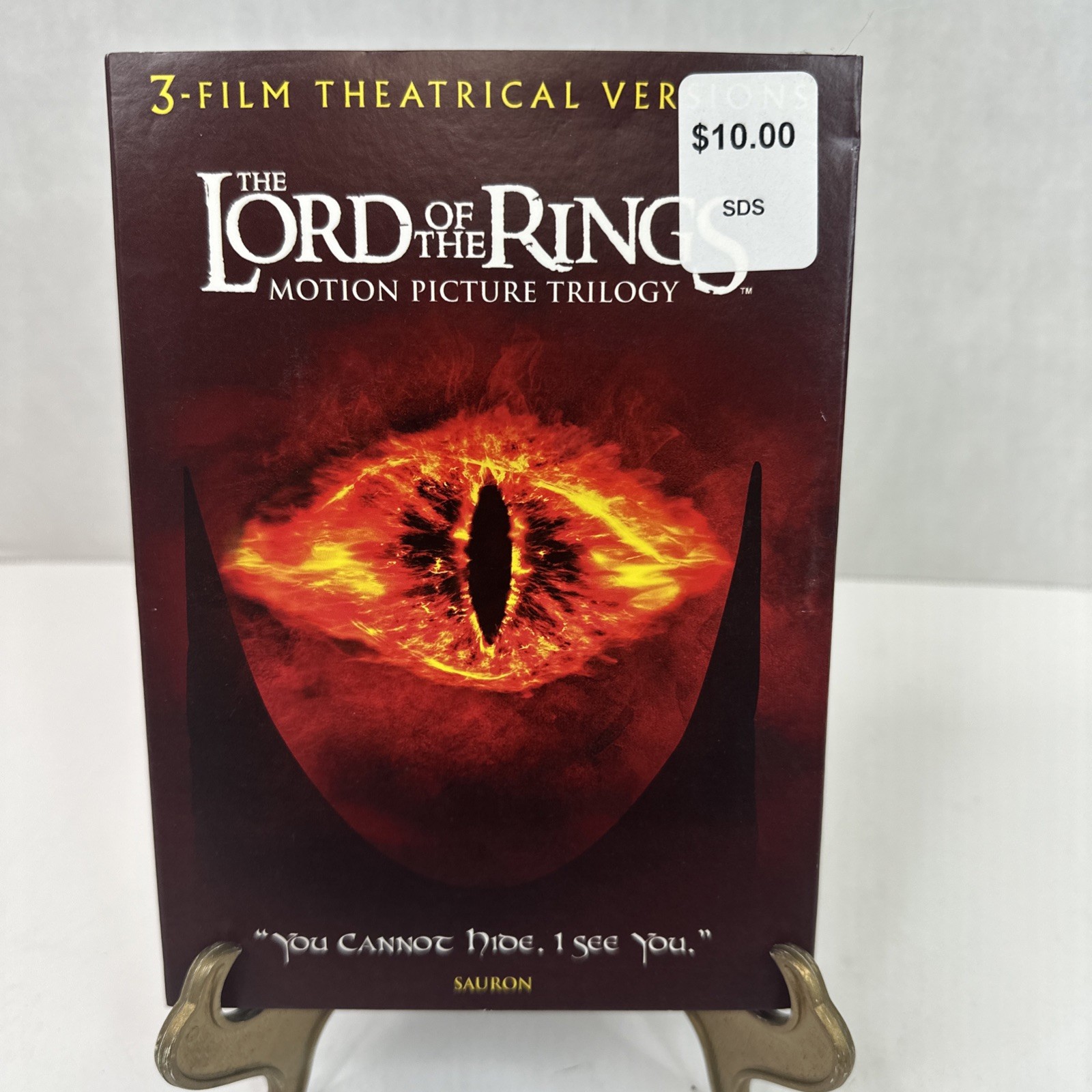 The Lord of the Rings: 3-Film Collection (DVD, 2014, 3-Disc Set) Slip Cover T3