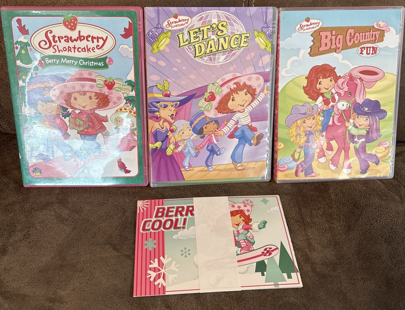 Strawberry Shortcake Holiday Dreams 3 DVD Collection Brand INCLUDES~5 Postcards