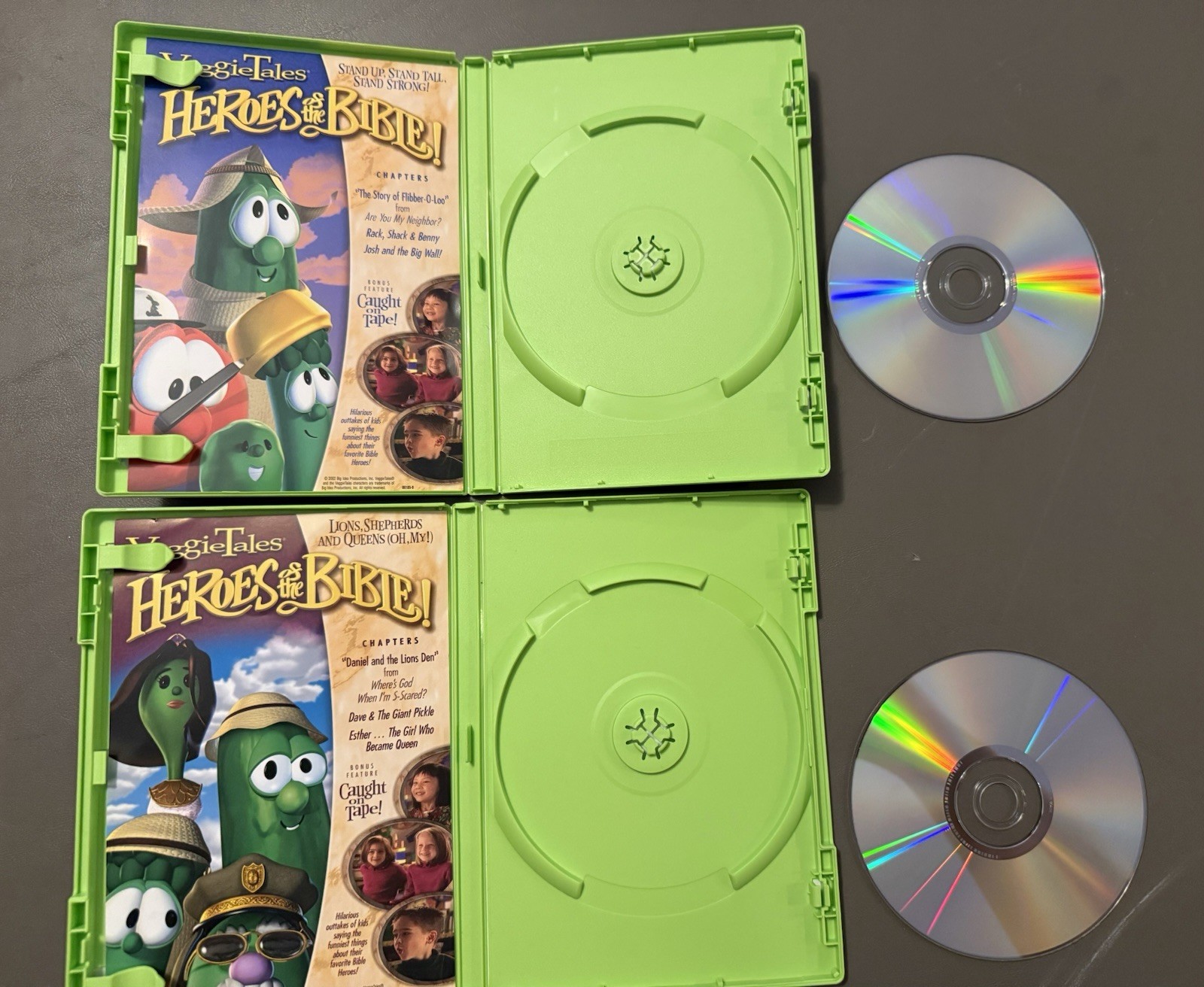 Big Idea VeggieTales: Heroes of the Bible! 2-Disc DVD Set, Approx. 75 Min