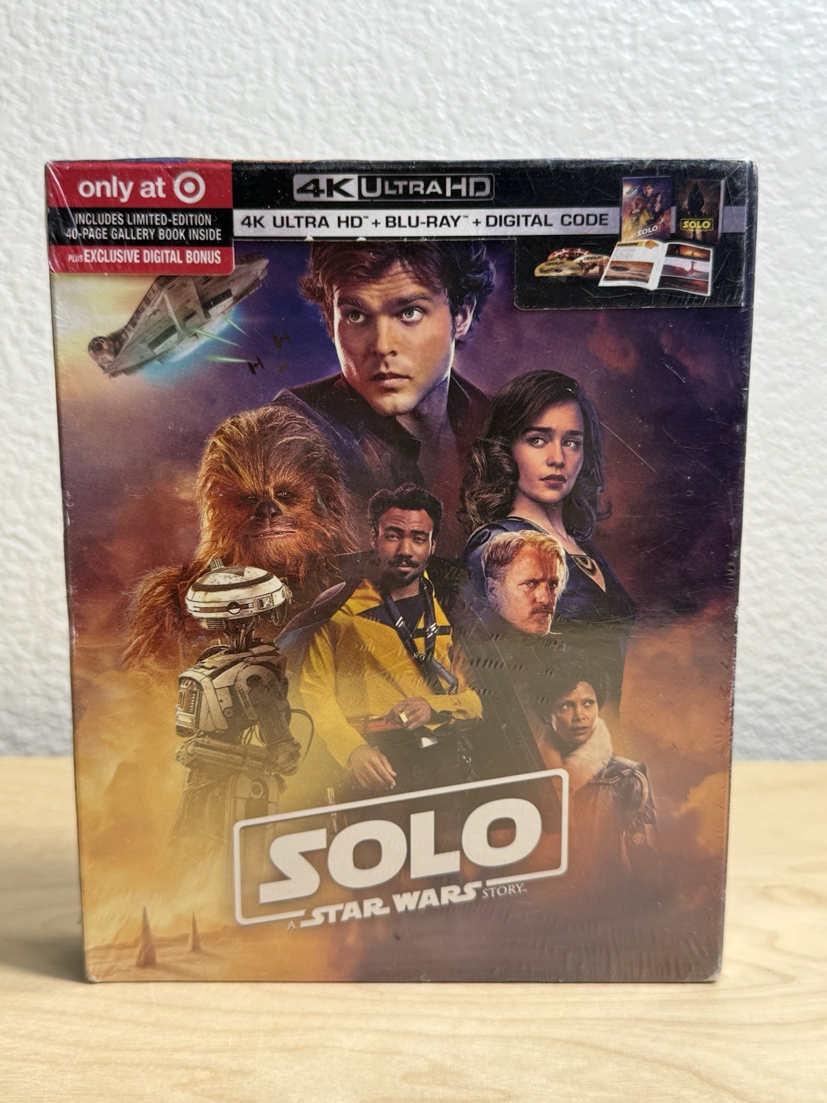 Solo: A Star Wars Story 4K/Blu-ray/Code Expired Target Exclusive DigiPack