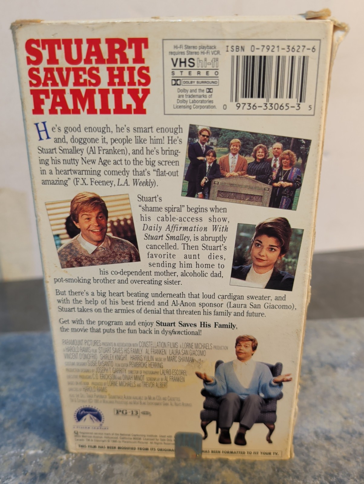 Stuart Saves His Family VHS 1995 Al Franken SNL
