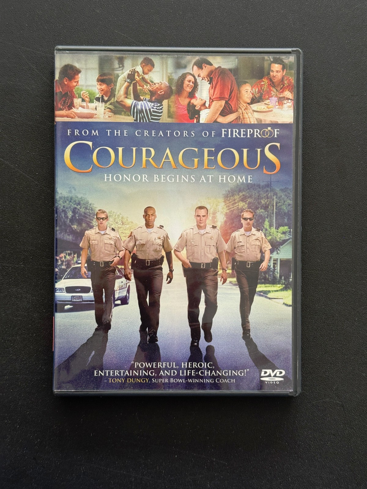 COURAGEOUS – ALEX KENDRICK – STEPHEN HULLFISH – BILL EBEL – USED DVD MOVIE