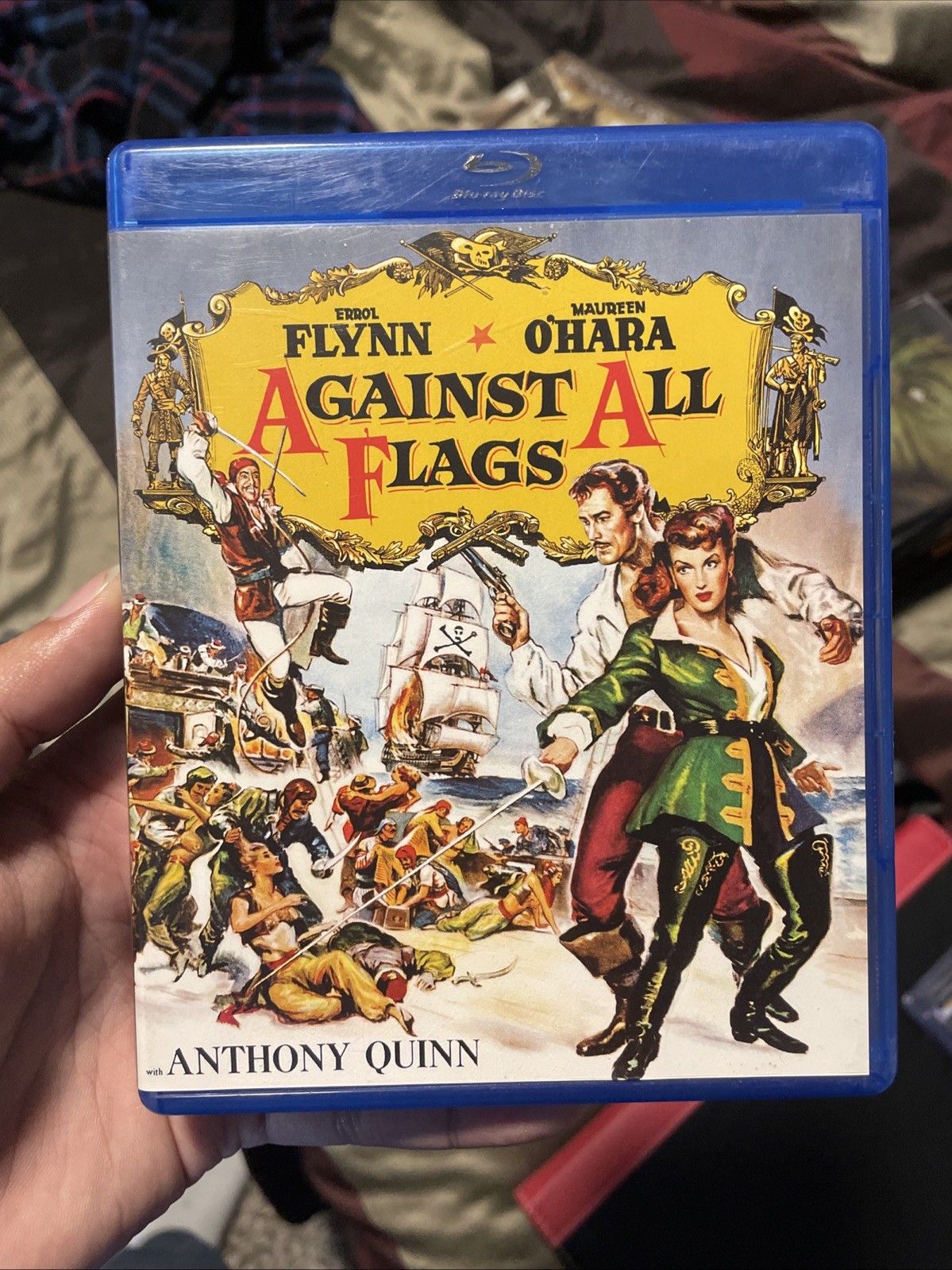 Against All Flags 1952 Blu-ray Errol Flynn Maureen O’Hara Kino Lorber