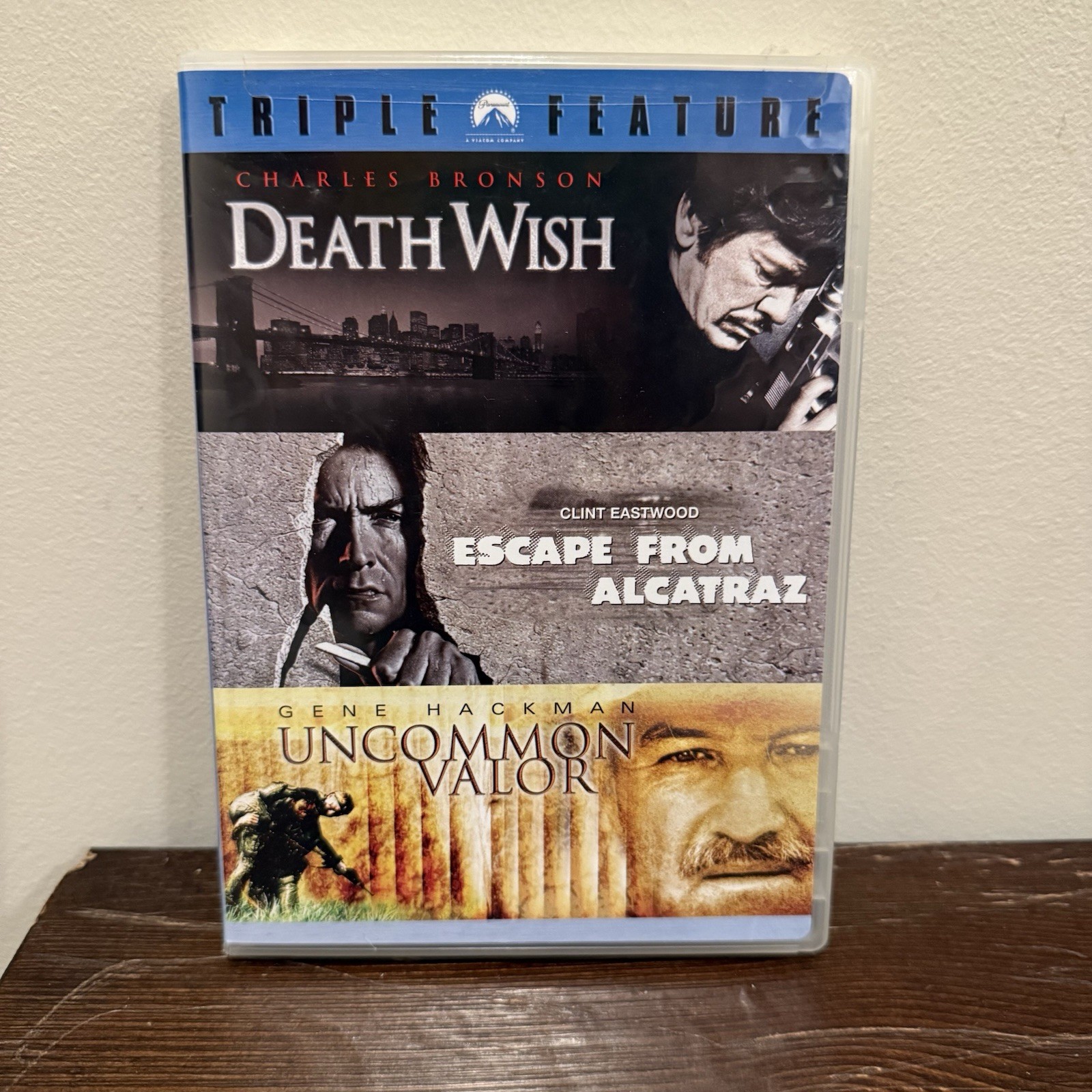 Death Wish/Escape From Alcatraz/Uncommon Valor (DVD, Triple Feature) Paramount