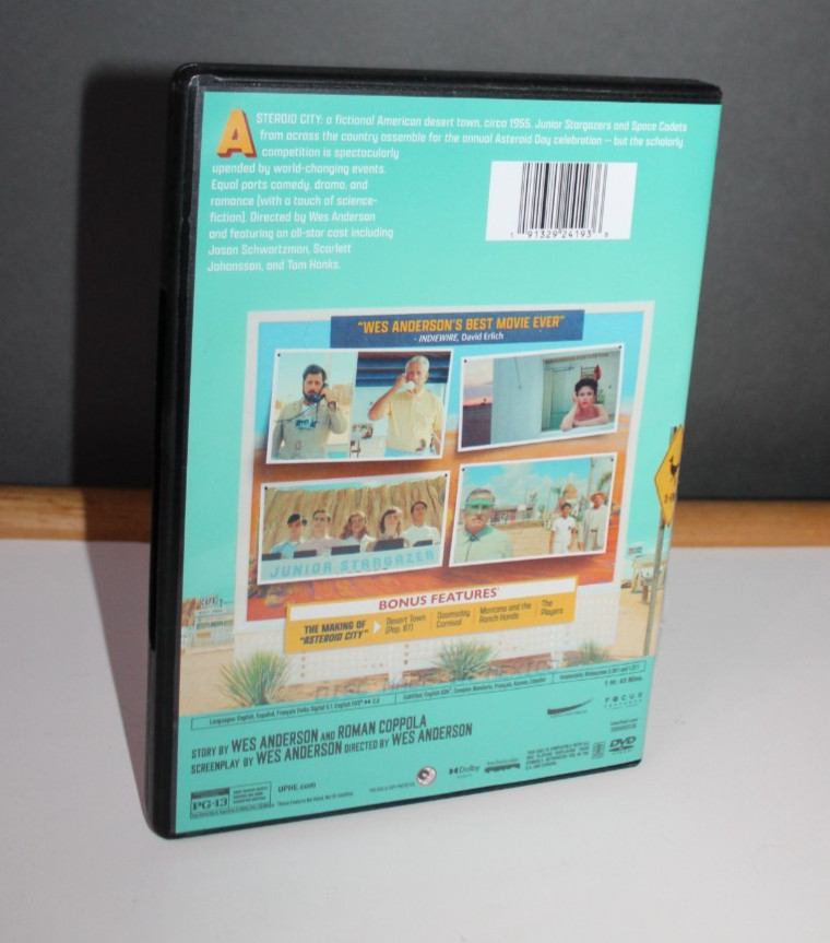 Asteroid City DVD Movie Wes Anderson
