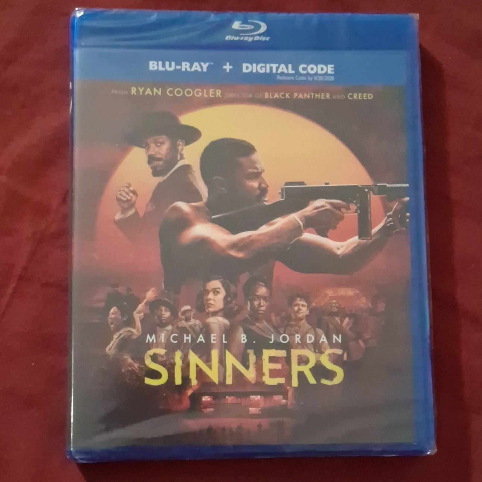 Sinners Blu-ray + Digital Code Michael B. Jordan Ryan Coogler