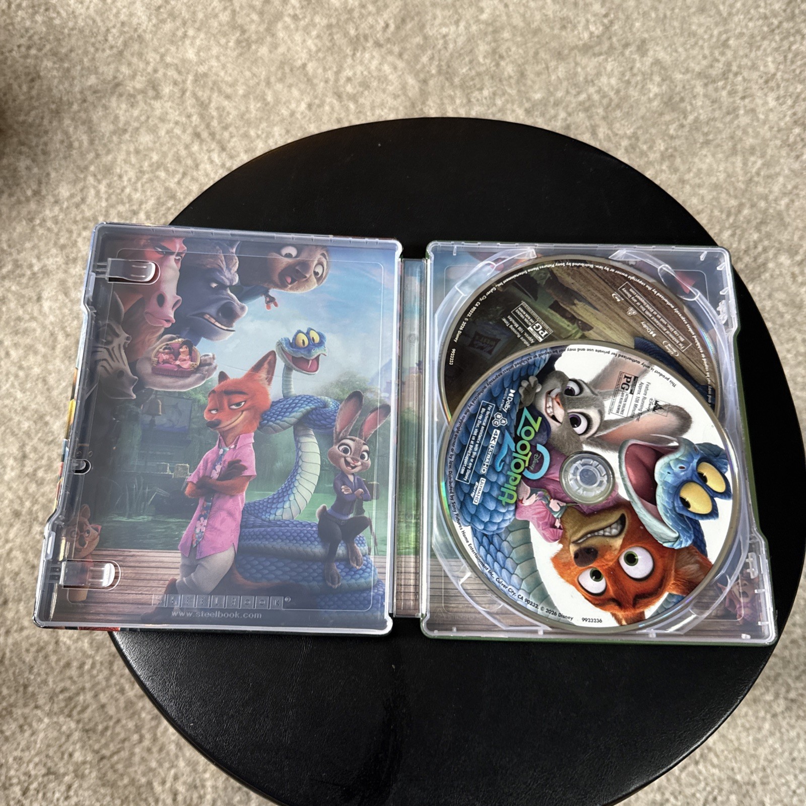 Zootopia 2 4k Steelbook (no digital code)