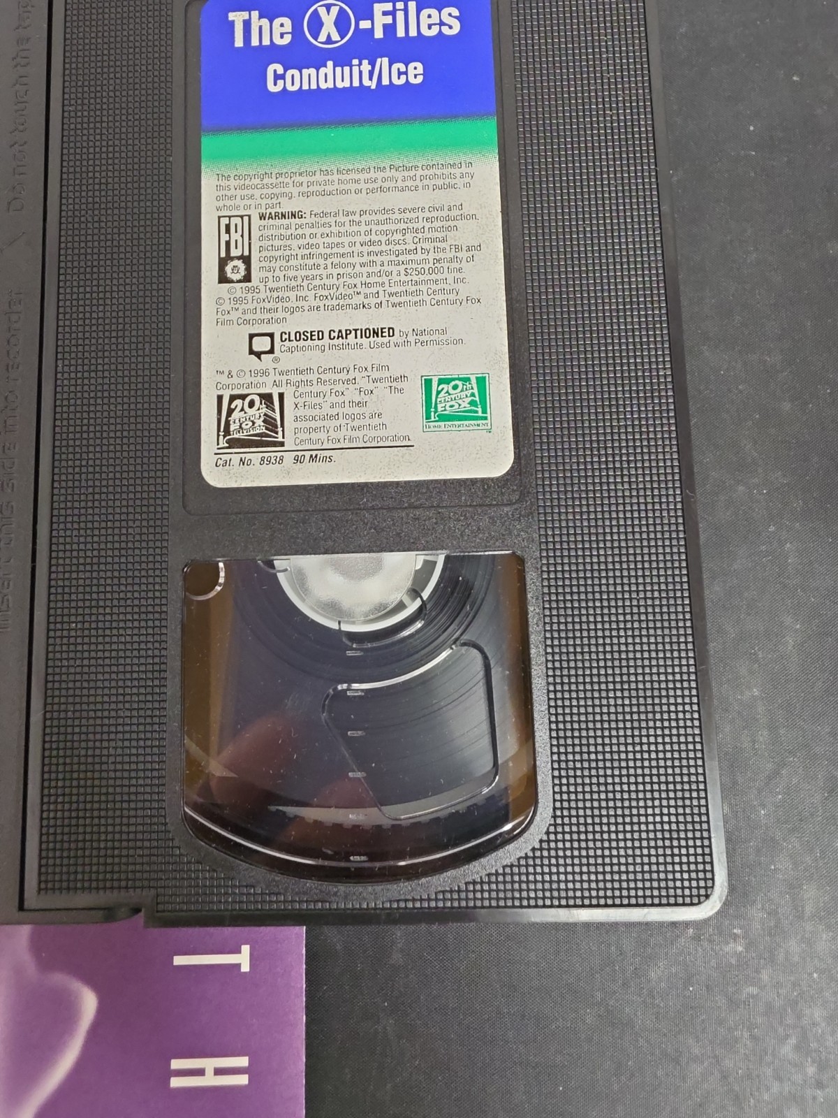 X-Files Movie And Television Seasons Lot Of 4 VHS Video Tapes Pilot, Deep Throat