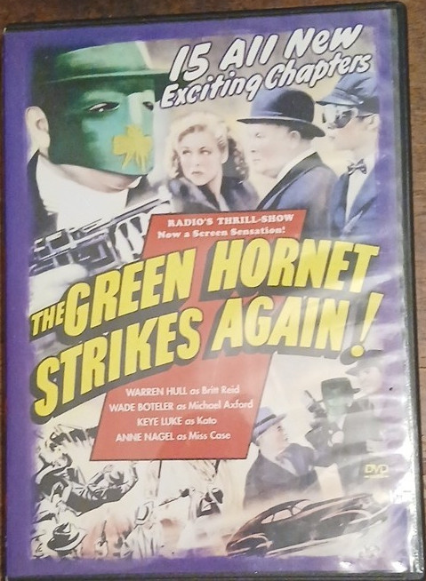 Universal The Green Hornet Strikes Again! DVD Black & White Serial 1941 15 Ch