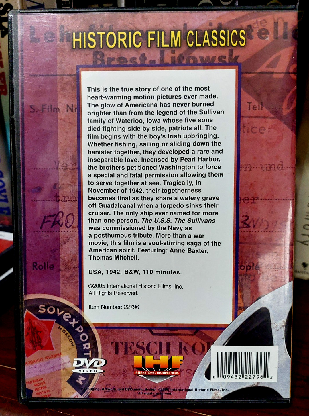 The Fighting Sullivans DVD