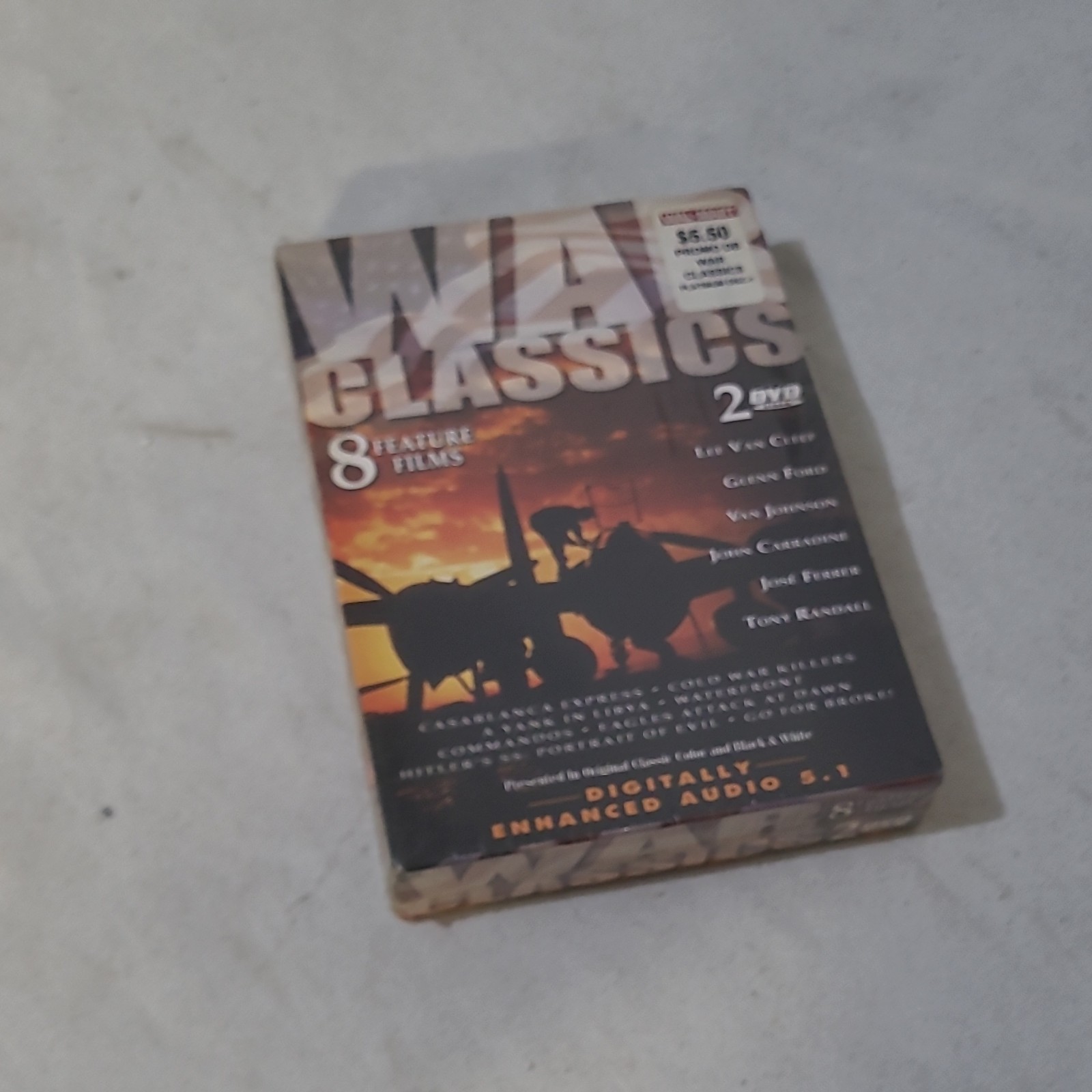 Platinum War Classics 8 Feature Films DVD Digitally Enhanced Audio 5.1