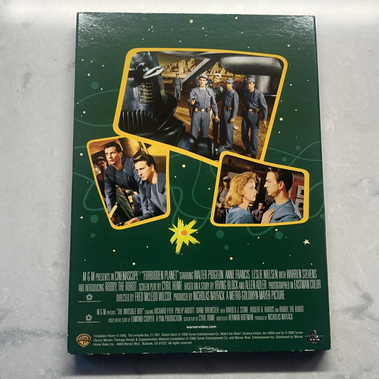 Forbidden Planet (DVD, 2006, 2-Disc Set, 50th Anniversay Edition)w/ Lobby Cards