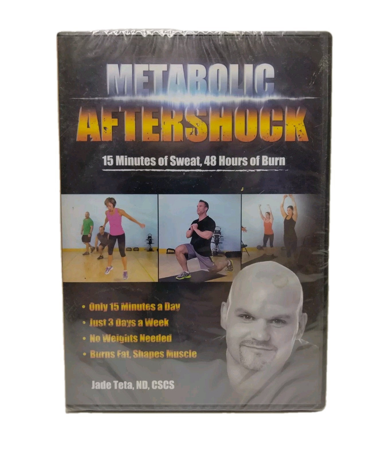 Metabolic Aftershock: 15 Minutes of Sweat 48 Hours of Burn DVD New Sealed