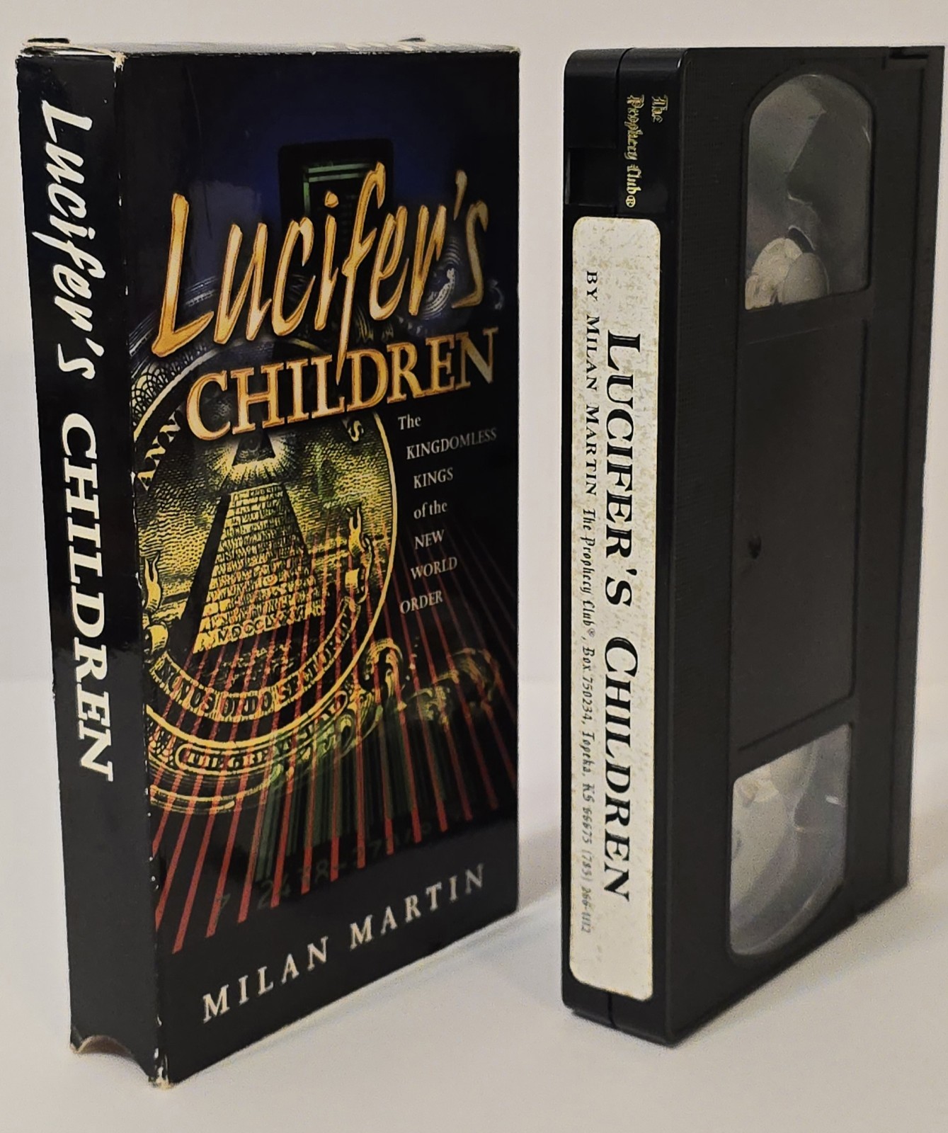 LUCIFER’S CHILDREN – MILAN MARTIN (VHS 2HRS-40MIN 2002) THE PROPHECY CLUB htf