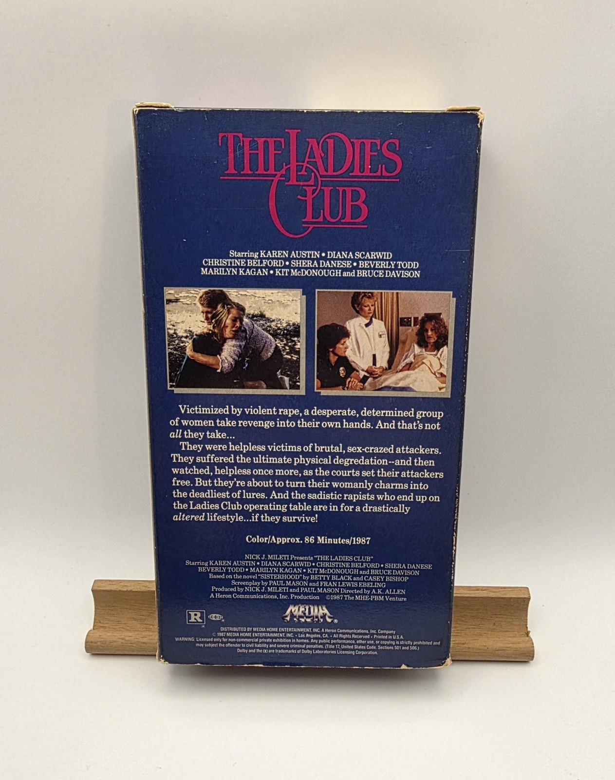 The Ladies Club (VHS, 1986) Diana Scarwid Rare Revenge Horror Thriller Media