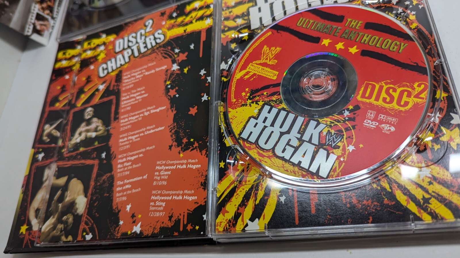 Wrestling Wrestlemania DVD Lot 17 Discs Hogan, Austin, Mysterio, Flair, WWE