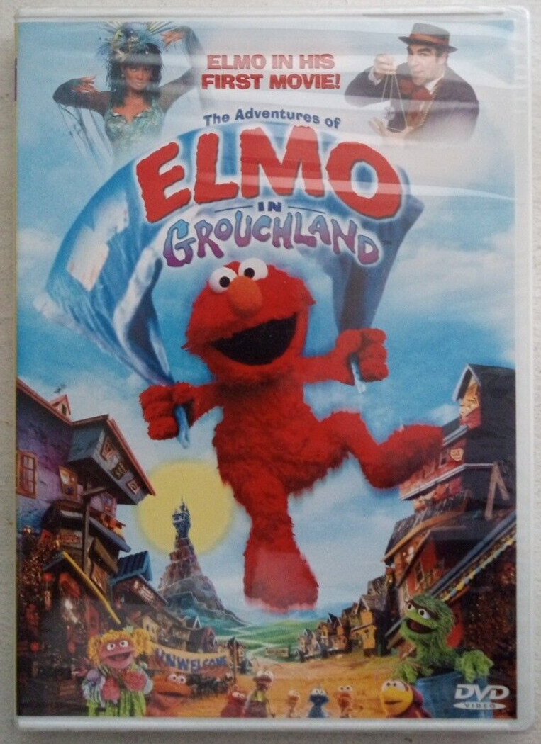 The Adventures of Elmo in Grouchland, DVD, 1999, Brand New Factory Sealed 77 min