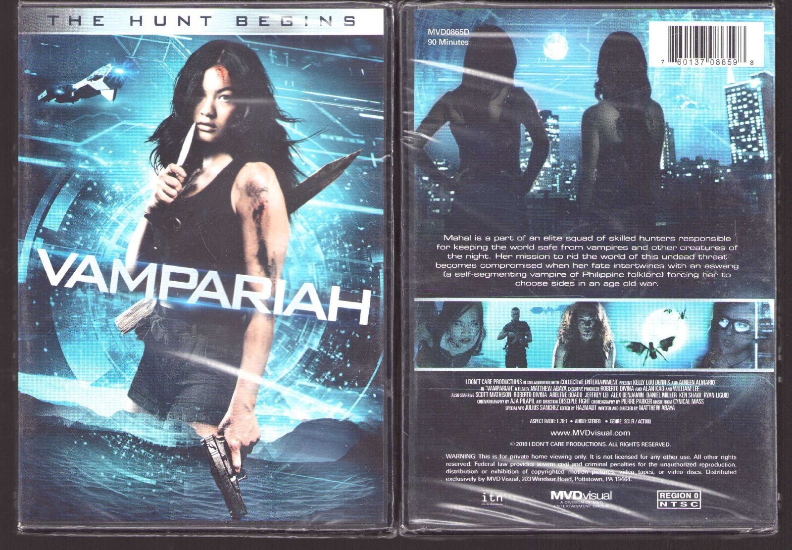 Vampariah (DVD) Vampire Hunters – New & Sealed