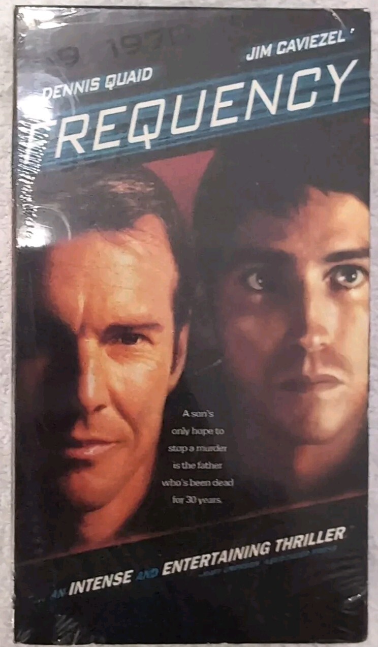 Frequency VHS 2000 Starring Jim Caviezel & Dennis Quaid Brand New Sealed