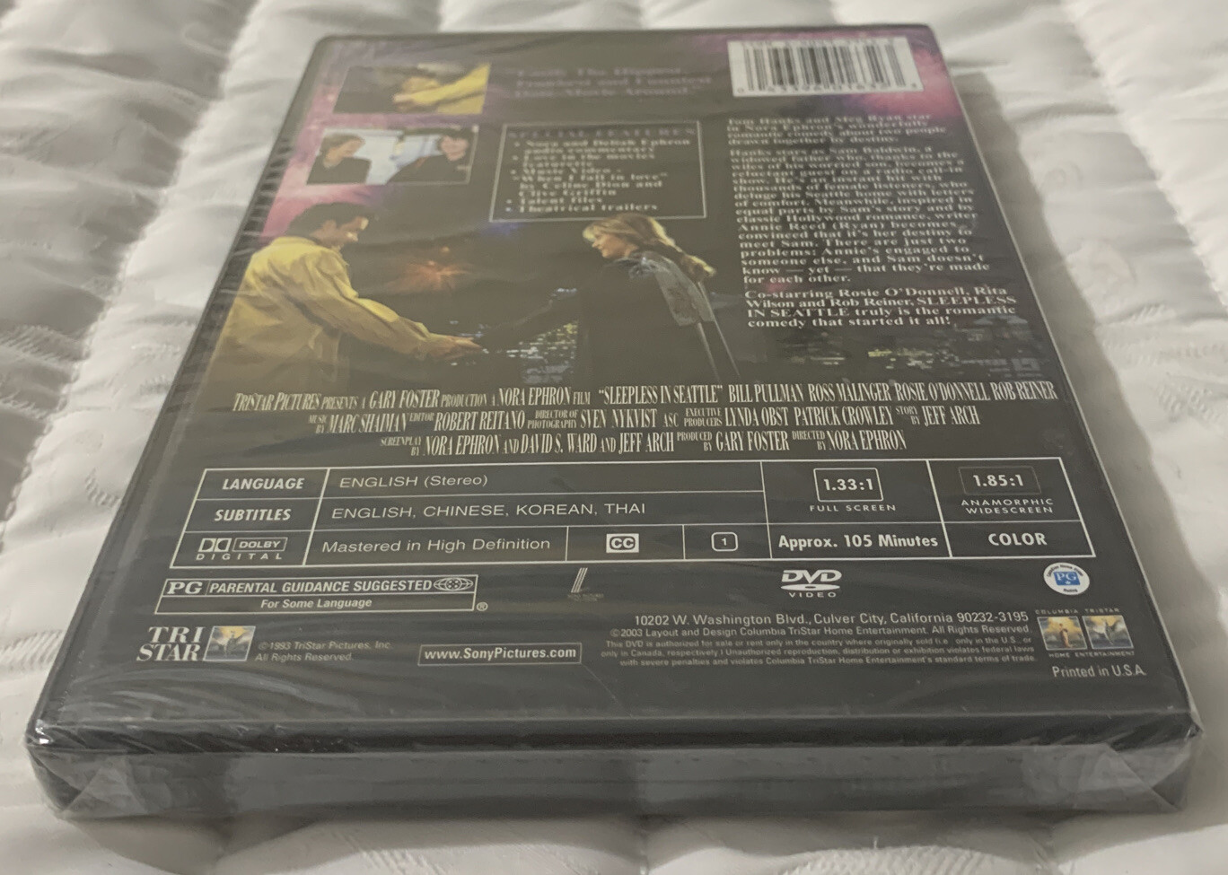 Sleepless In Seattle 10th Anniversary Edition DVD Tom Hanks Meg Ryan Brand New