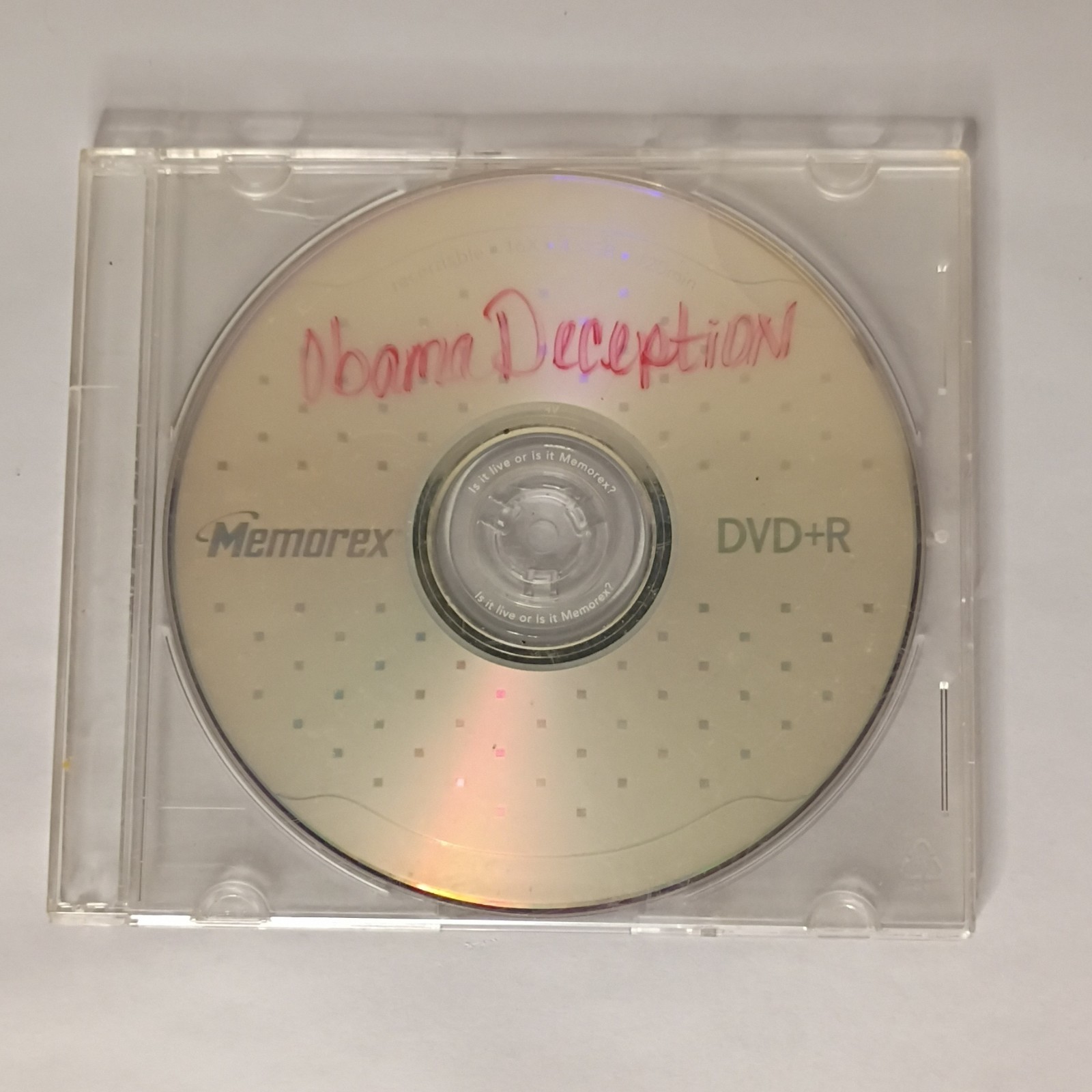 Obama Deception DVD Movie Disc in Standard Jewel Case (DVD Format)