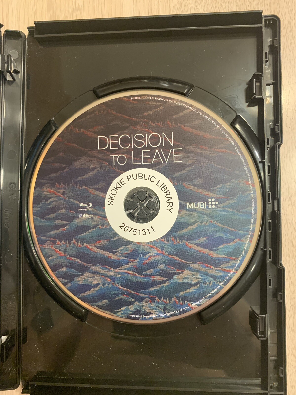 DECISION TO LEAVE BLU RAY 2022 2 DISCS PLAYS GREAT PARK CHAN-WOOK TANG WEI PARK
