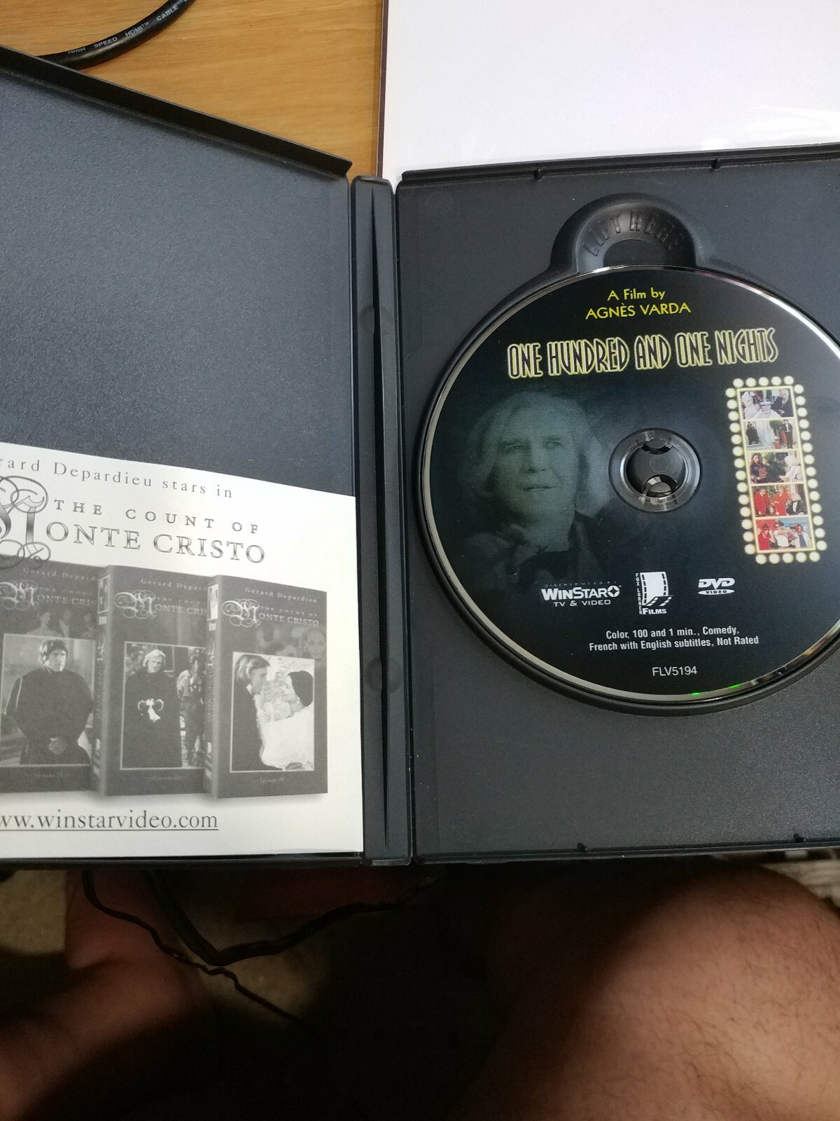 One Hundred and One Nights-DVD-Agnes Varda, Michel Piccoli-Rare-OOP-WinStar