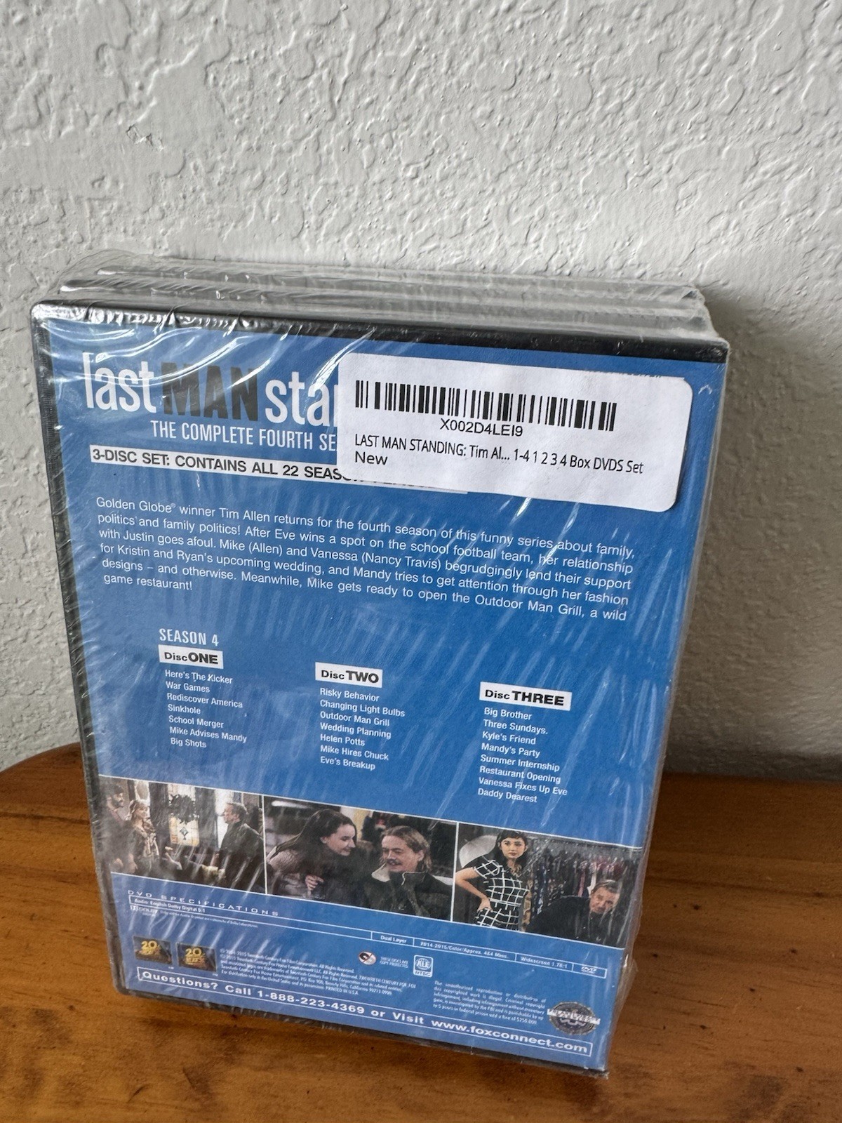 Last Man Standing – DVD – NEW – Seasons 1, 2, 3, 4 – Tim Allen, Complete Season