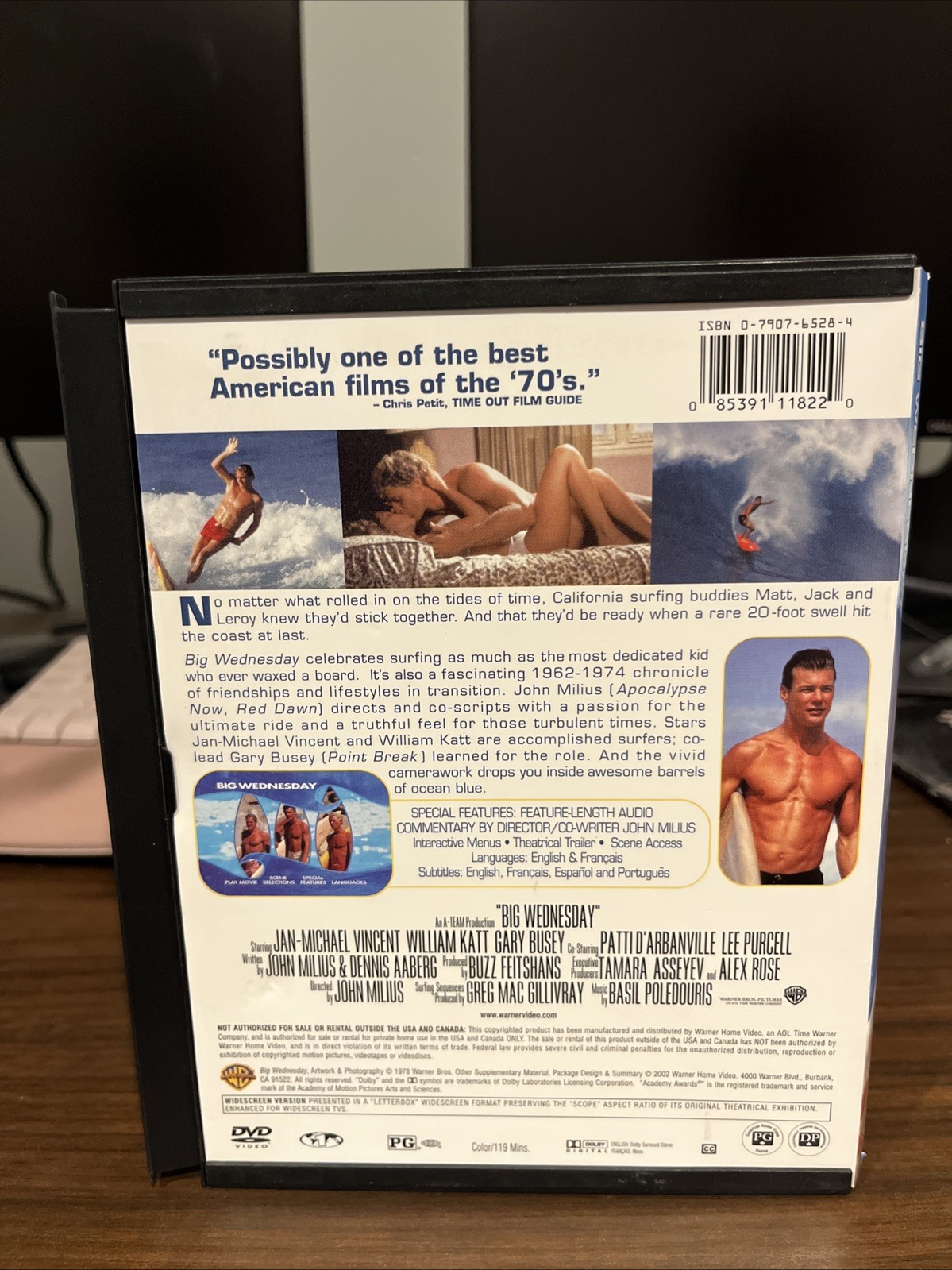 Big Wednesday DVD 1978 Jan-Michael Vincent Gary Busey William Kaat Rare OOP!