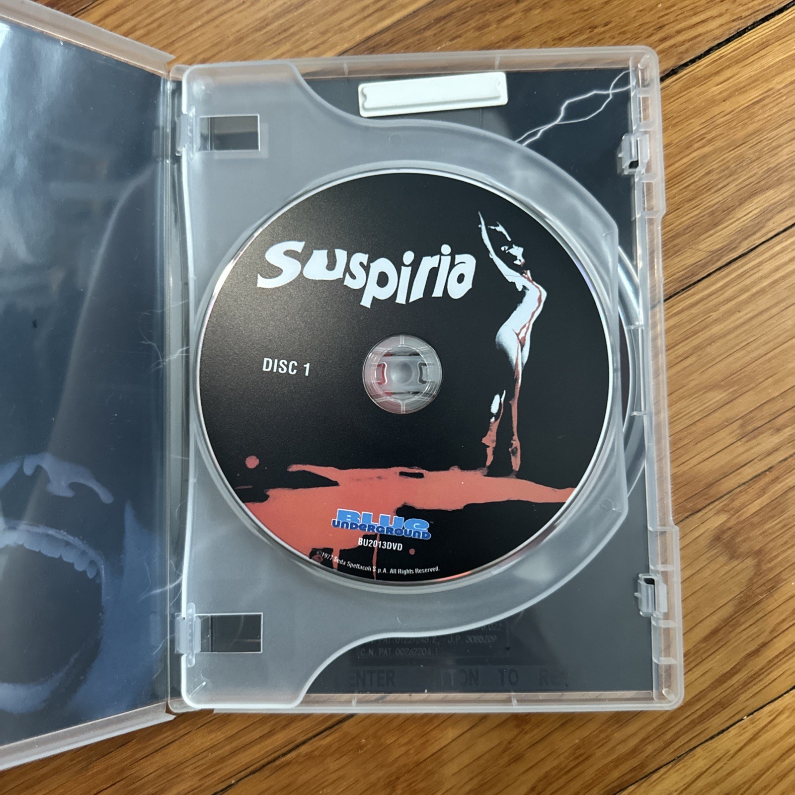 Suspiria (DVD, 2007, 2-Disc Set) Blue Underground