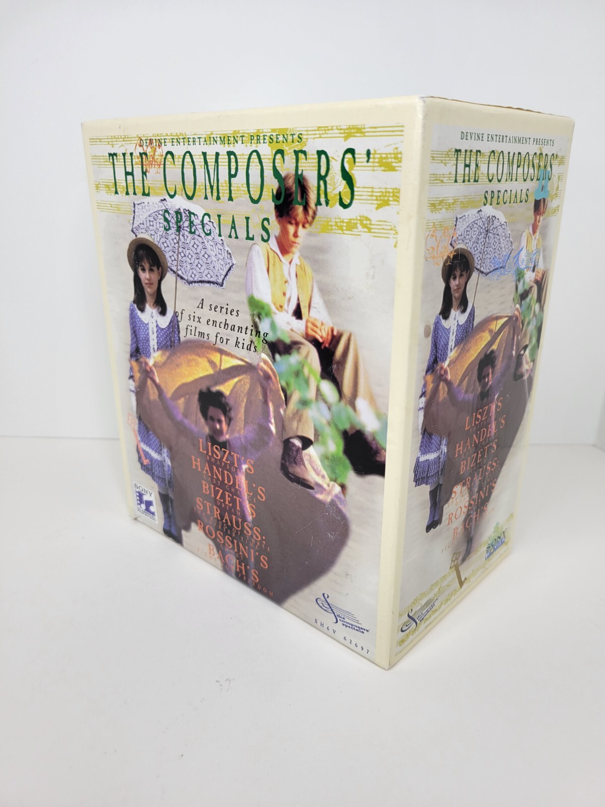 The Composers Specials VHS Tapes for Children Kids Classical Music Homeschooling