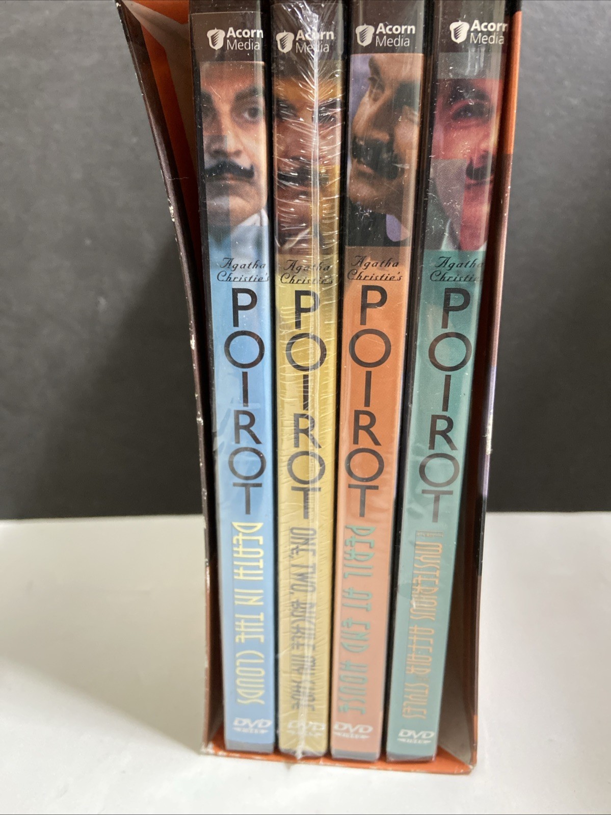 Agatha Christie’s Poirot-Movie Collection, DVD-4 Disc Only- 1 Missing-damaged👌