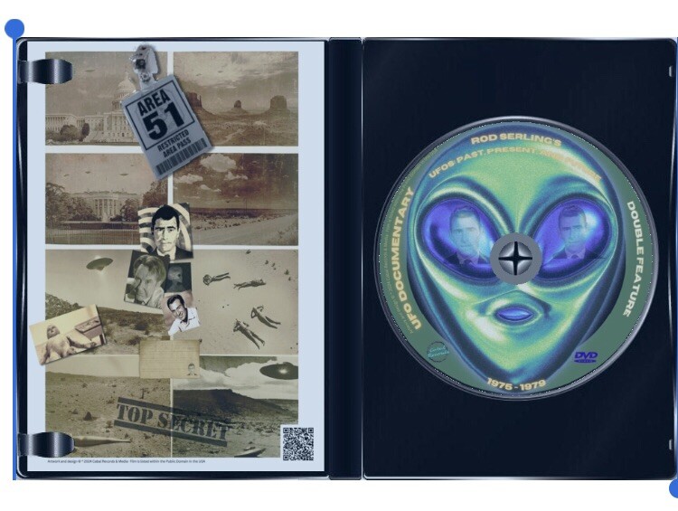 ROD SERLING – UFOS Past, Present & Future – UFO Dbl. Feature DVD +FREE Streaming
