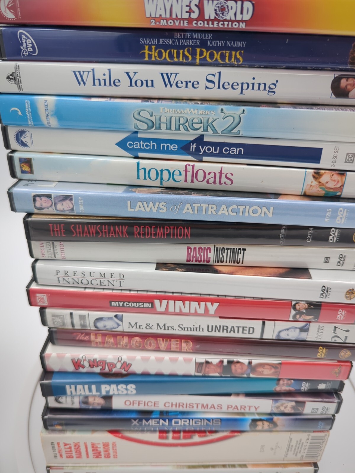 Mixed DVD Lot 25 Movies Total Used Various Titles Comedy Action Drama Kids