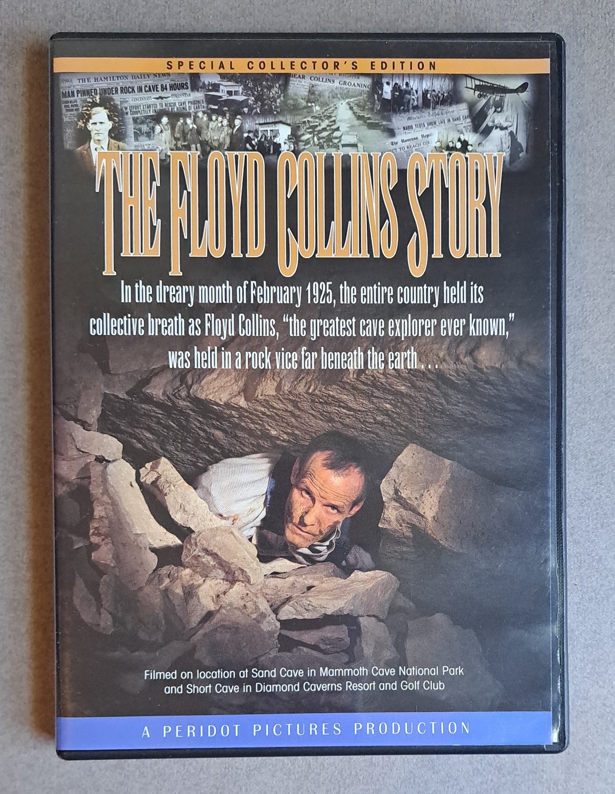 The Floyd Collins Story USED DVD (Kentucky, Mammoth Cave, Sand Cave, 45 Minutes)