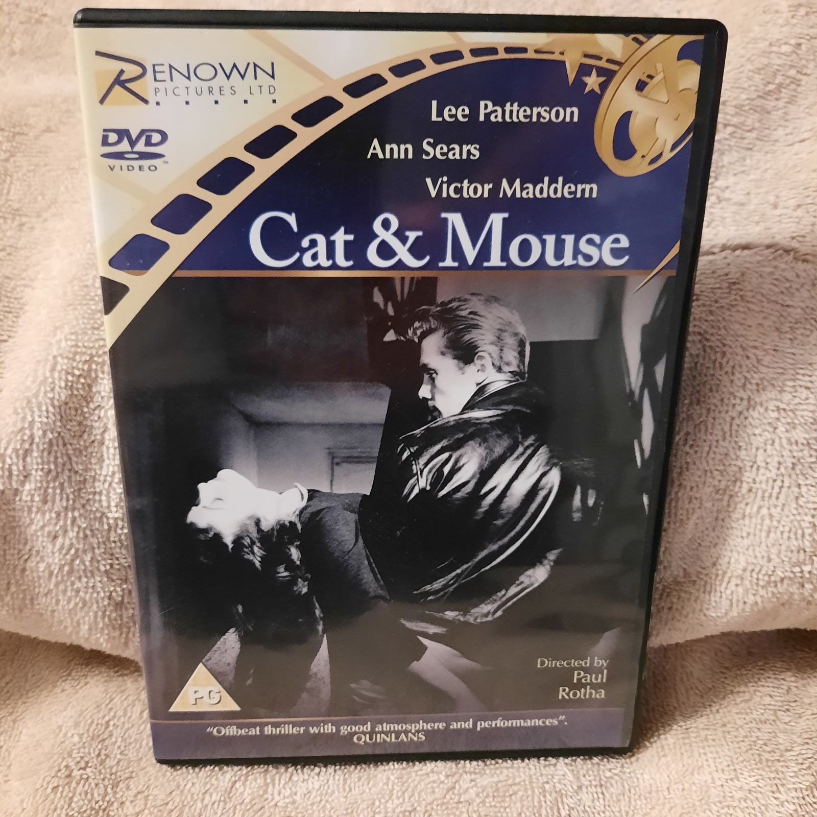 Cat and Mouse RARE REGION 2 UK RENOWN IMPORT DVD NOIR Lee Patterson HEIST FILM