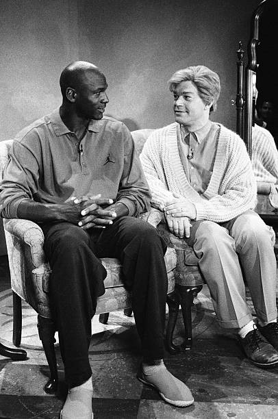 Michael Jordan Al Franken as Stuart Smalley during the ‘Daily Affi- Old Photo