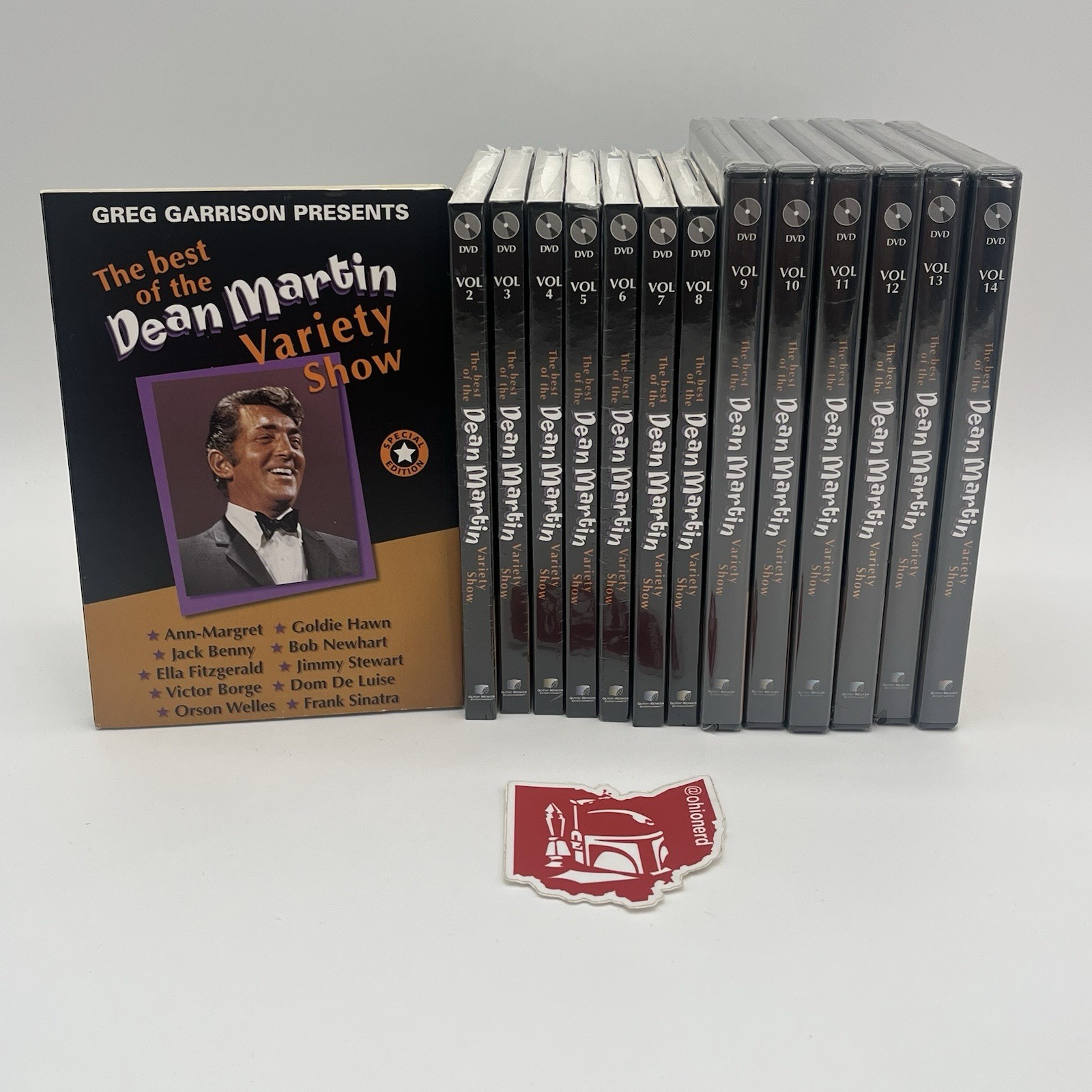 The Best of Dean Martin Variety Show DVD Set Lot of 14 DVDs TV Show Movies